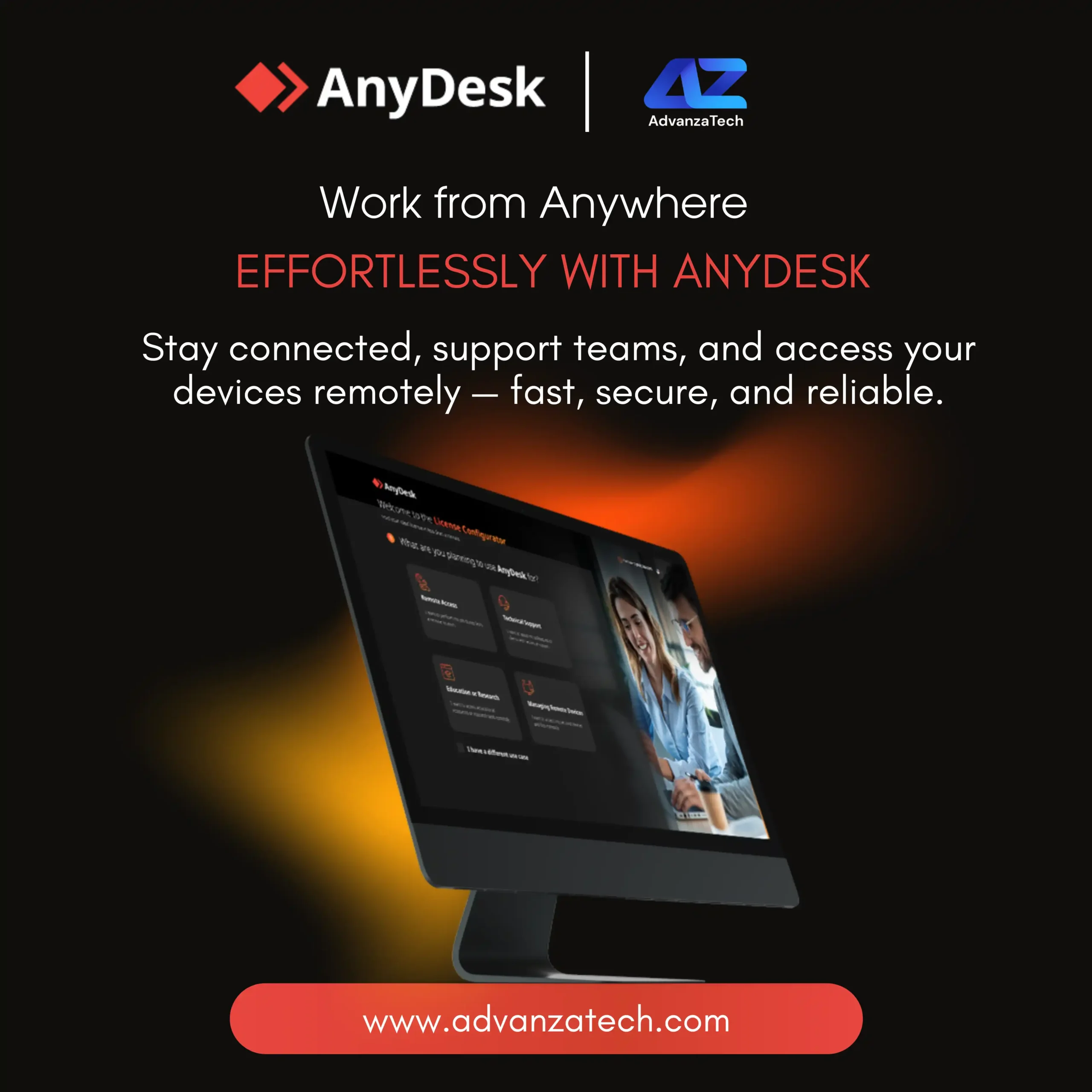 anydesk linkedln post