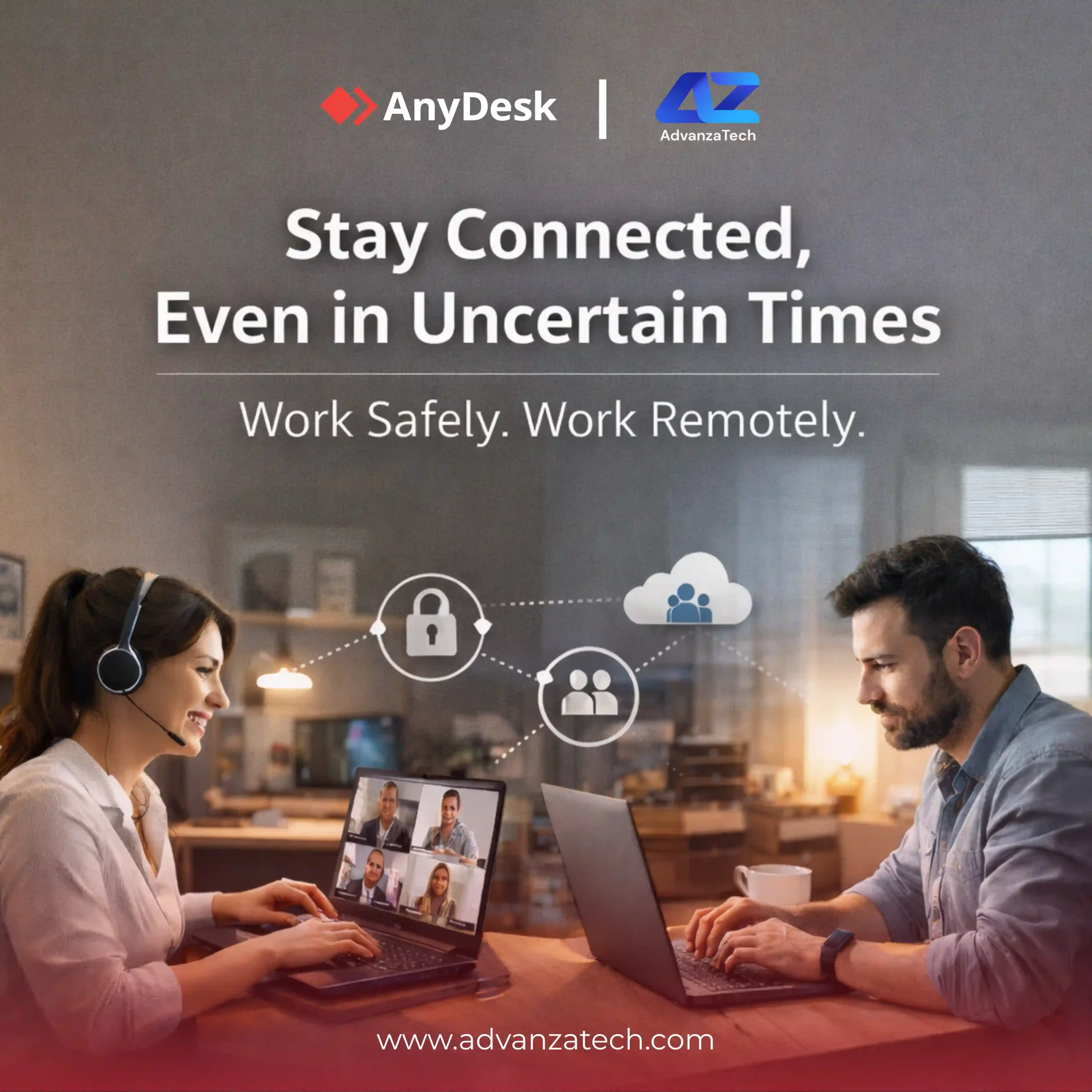 anydesk linkedln post