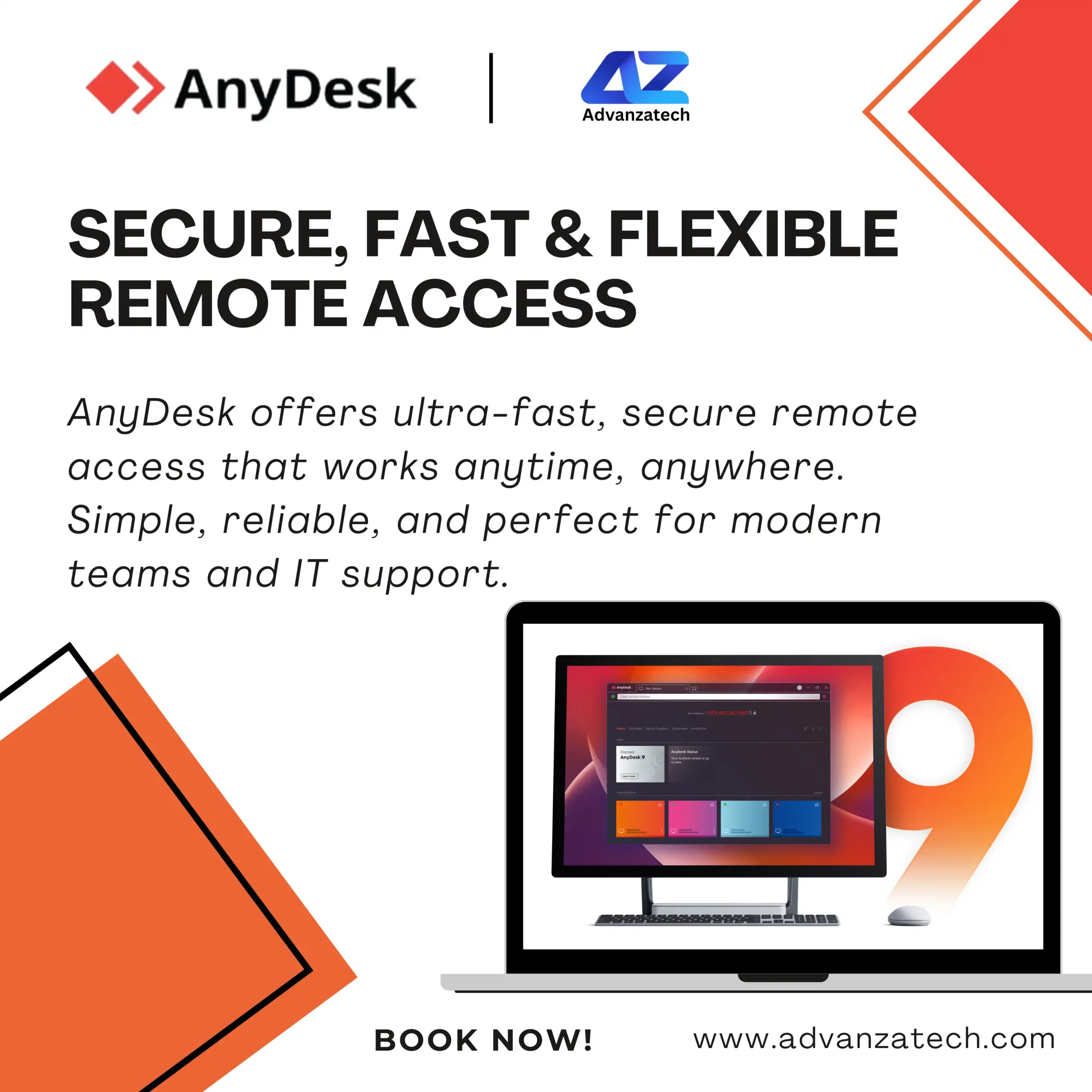 anydesk linkedln post