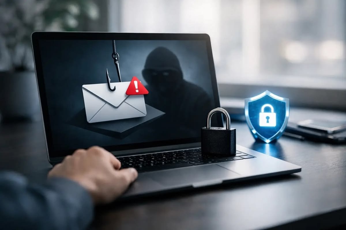 Email phishing icon